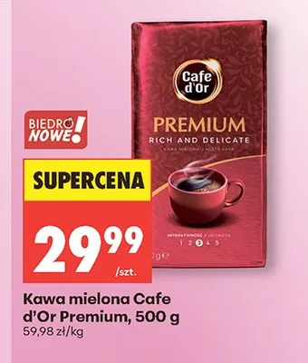 Kawa mielona Cafe d'Or Premium promocja w Biedronka