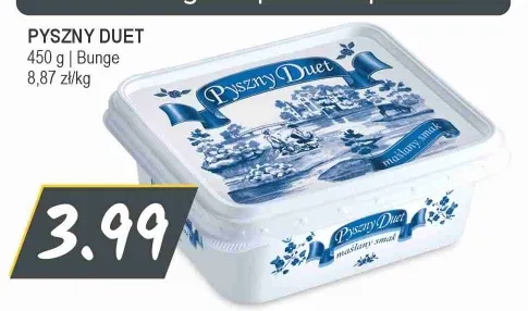 Margaryna Pyszny Duet maślany smak promocja w Słoneczko
