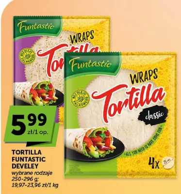 Tortilla Funtastic classic DEVELEY promocja w ABC