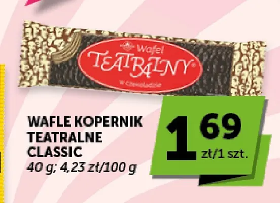 Wafle Kopernik Teatralne Classic promocja w Euro Sklep