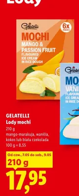 Lody mochi mango-marakuja Gelatelli promocja w Lidl
