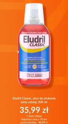 Płyn do płukania jamy ustnej Eludril Classic promocja w DOZ.PL