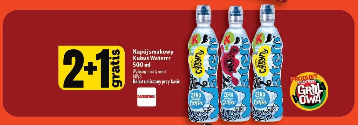 Napój smakowy Kubuś Waterrr cytryna promocja w TOPAZ
