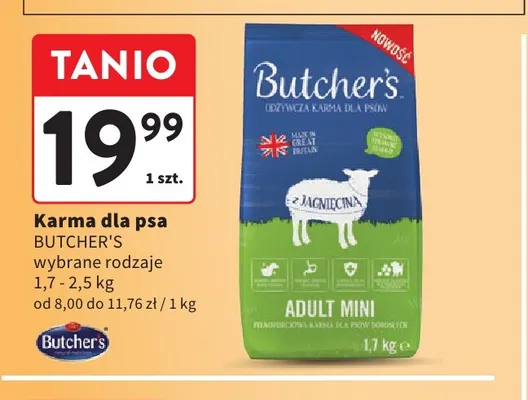 Karma dla psa Butcher's promocja w Intermarche