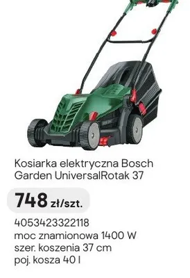 Kosiarka elektryczna Bosch Garden UniversalRotak 37 promocja w Castorama