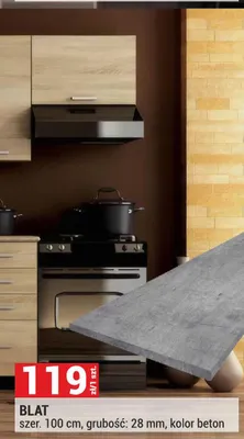 Blat kuchenny Beton promocja w Merkury Market