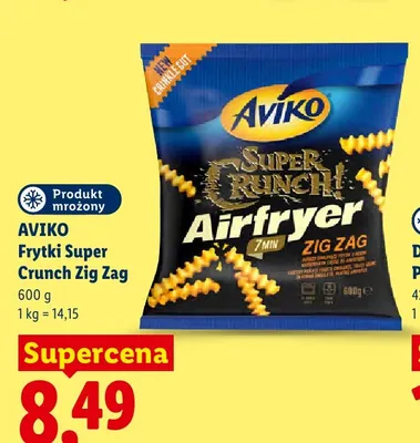 Frytki Aviko Super Crunch Airfryer Zig Zag promocja w Lidl