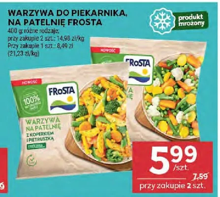 Warzywa do piekarnika na patelnie FRoSTA promocja w Stokrotka