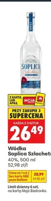 Wódka Soplica Szlachetna promocja w Biedronka