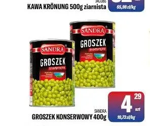 Groszek konserwowy Sandra promocja w Tomi Markt