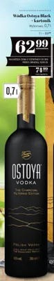 Wódka Ostoya Black + kartonik Wyborowa promocja w POLOmarket