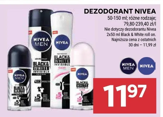 Dezodorant Nivea promocja w Stokrotka