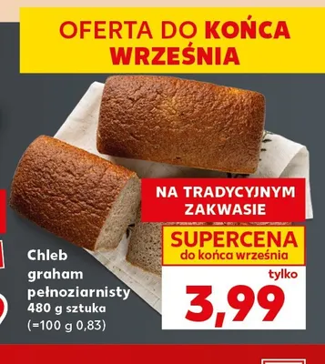 Chleb graham pełnoziarnisty promocja w Kaufland