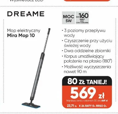 Mop elektryczny DREAME Mira Mop 10 5W promocja w Max Elektro