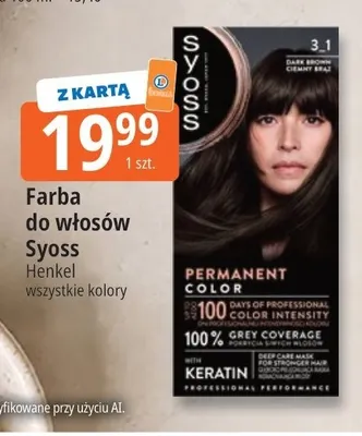 Farba do włosów Syoss promocja w Leclerc