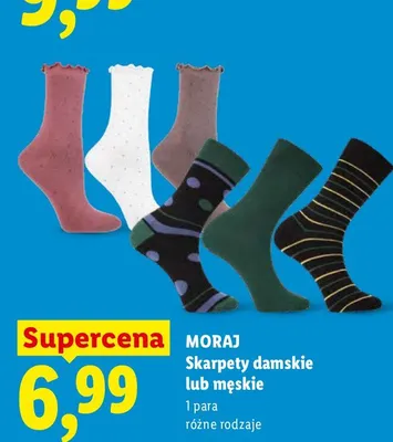 Skarpety damskie Moraj promocja w Lidl