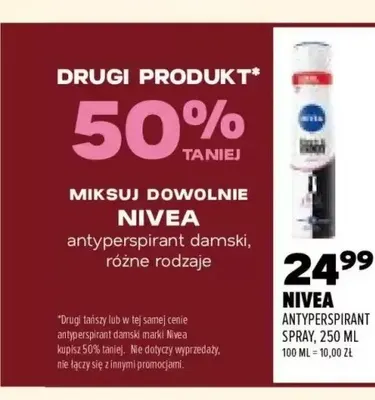 Antyperspirant spray Nivea promocja w Drogerie Natura