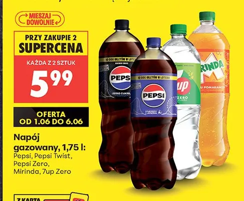 Napój gazowany Pepsi promocja w Biedronka