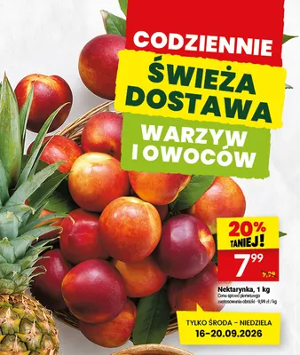 Nektarynki promocja w Twój Market