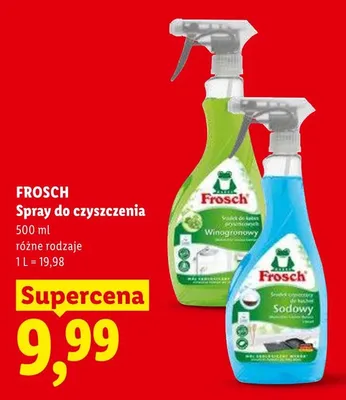 Spray do czyszczenia Frosch promocja w Lidl