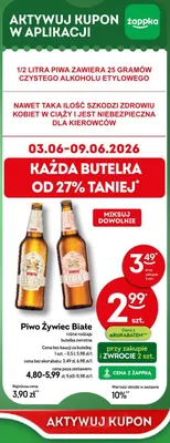 Piwo Żywiec Białe promocja w Żabka