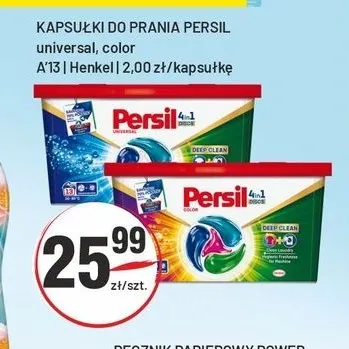 Kapsułki do prania Persil color promocja w Sedal