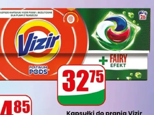 Kapsułki do prania 2 rodzaje, 26 - 30 szt.  promocja w Dino