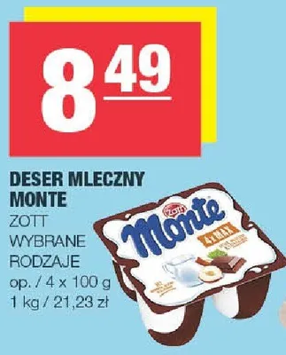 Deser mleczny wybrane rodzaje promocja w SPAR