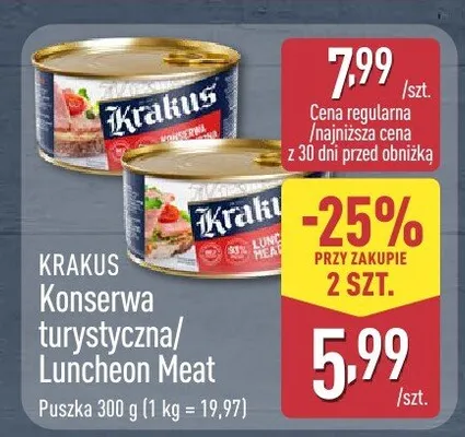 Konserwa turystyczna/Luncheon Meat promocja w Aldi