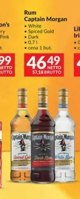 Rum Captain Morgan Spiced Gold promocja w Makro