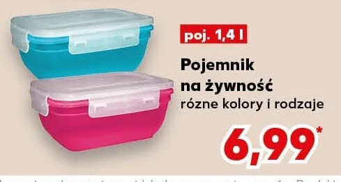 Pojemnik na żywność promocja w Kaufland