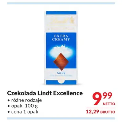 Czekolada Lindt Excellence promocja w Makro