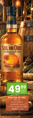 Rum Sol de Oro promocja w Twój Market