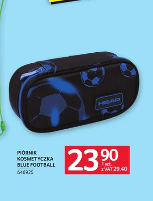 Piórnik kosmetyczka Head Blue Football promocja w Selgros