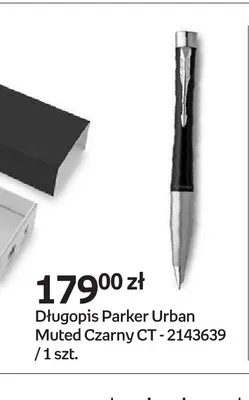 Długopis Parker Urban Muted Czarny CT 2143639 promocja w Empik