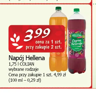 Oranżada Hellena promocja w CEZAR Delikatesy