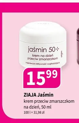 Krem przeciw zmarszczkom na dzień Ziaja Jaśmin 50+ promocja w Drogerie Polskie
