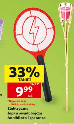 Elektryczna łapka owadobójcza Esperanza Annihilato promocja w Auchan