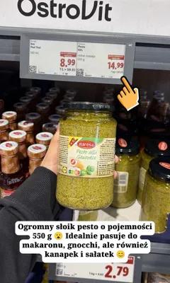 Pesto alla Genovese Baresa XXL promocja w Lidl