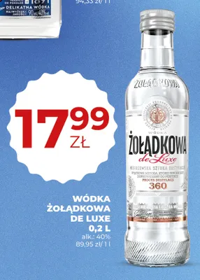 Wódka Żołądkowa de Luxe promocja w Duży Ben