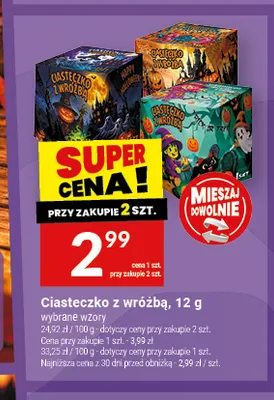 Ciasteczko z wróżbą promocja w Twój Market