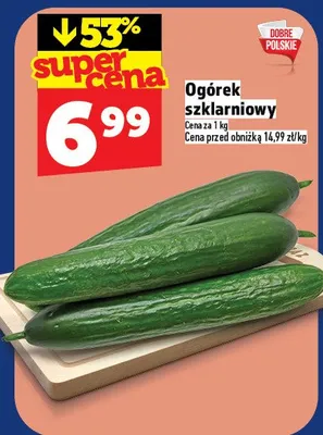 Ogórek szklarniowy promocja w TOPAZ