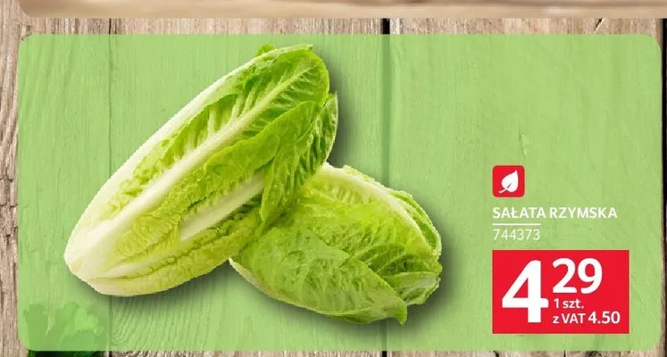 Sałata rzymska promocja w Selgros