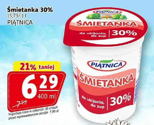 Śmietanka 30% promocja w Prim Market