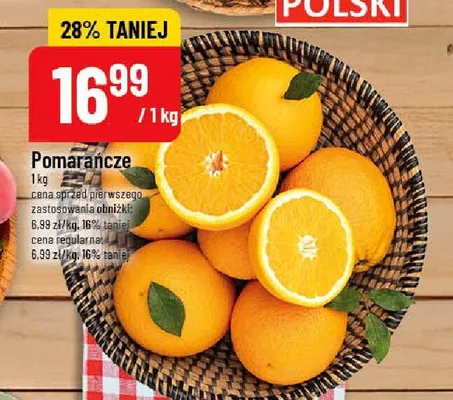 Pomarańcze promocja w POLOmarket