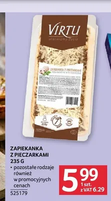 Zapiekanka z pieczarkami Virtu 235g promocja w Selgros