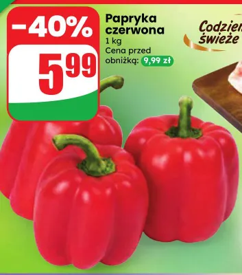 Papryka czerwona promocja w Dino