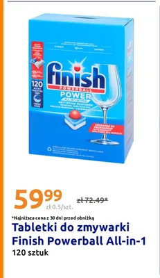 Tabletki do zmywarki Finish Powerball All-in-1 promocja w Action