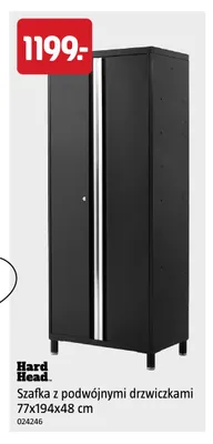Szafka z podwójnymi drzwiczkami 77x194x48 cm Hard Head promocja w Jula