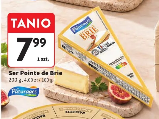 Ser Pointe de Brie Pâturages promocja w Intermarche